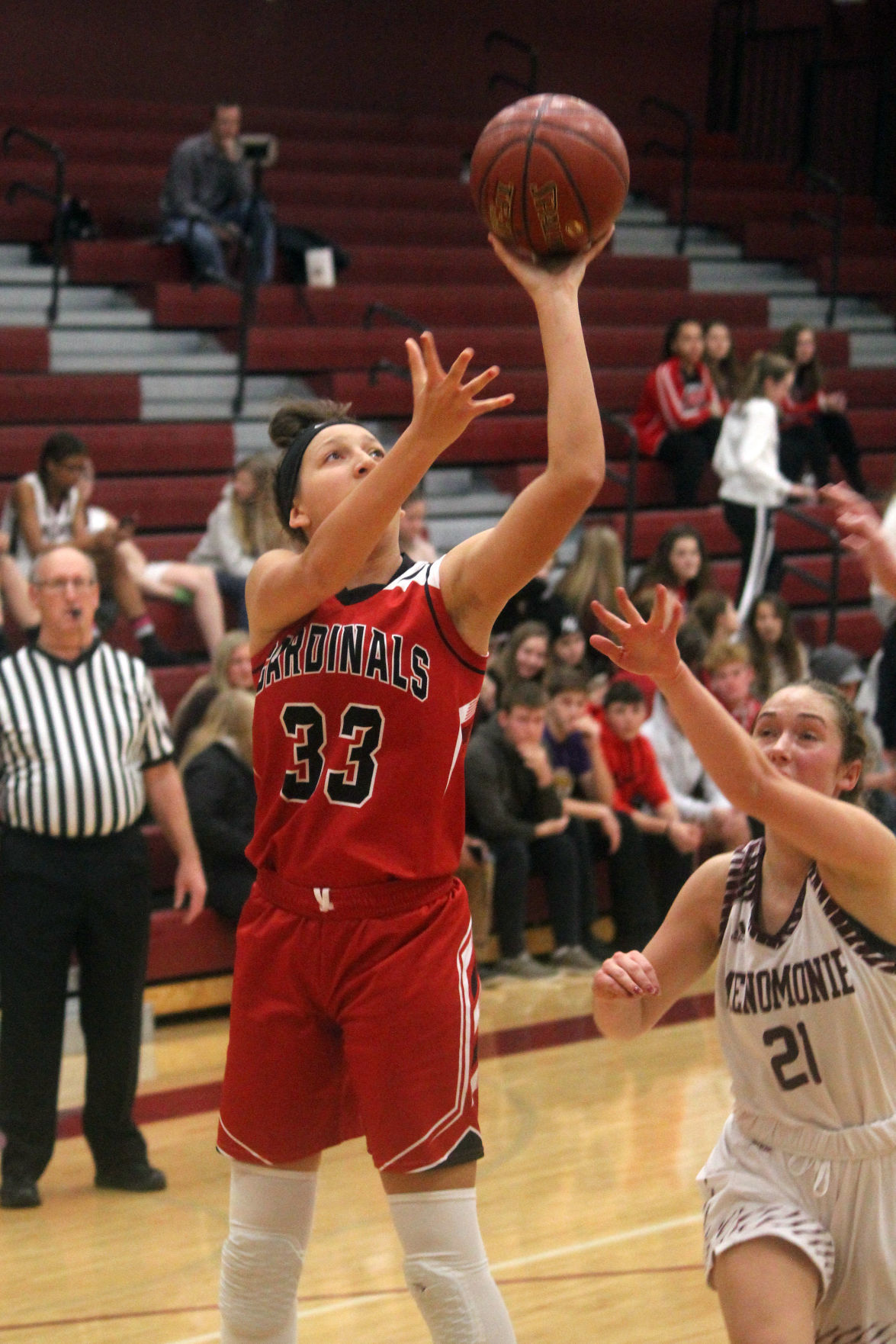 Chippewa Falls at Menomonie girls basketball 12-6-19